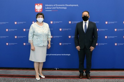 Meeting between Ambassador Margarita Ganeva and Mr. Andrzej Gut-Mostowy, state secretary and Plenipotentiary of the Prime Minister for the Tourism sector and the promotion of the Polish brand
